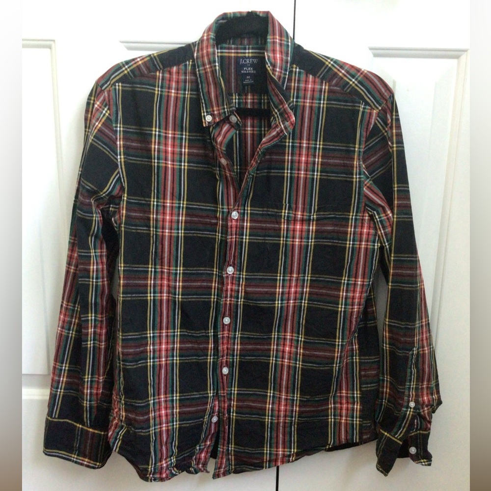 J. Crew Slim Untucked Flex Wash Button Down